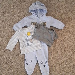 4 Piece Disney Baby Outfit